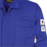 7779 FR-Tech&reg; 88/12 Arc Rated Flame Resistant Coveralls, Size 36, Royal Blue Moffatt Supply & Specialties