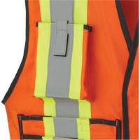 7732 FR-Tech&reg; Flame-Resistant Arc Surveyor's Vest, Small, High Visibility Orange, 9.7 cal/cm² Moffatt Supply & Specialties