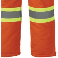 5534A Flame-Resistant Quilted Safety Overalls, Small, Orange Moffatt Supply & Specialties