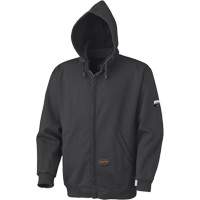 337 Flame-Resistant Zip Style Hoodie, Men's, X-Small, Black, 22 cal/cm² Moffatt Supply & Specialties