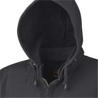 337 Flame-Resistant Zip Style Hoodie, Men's, X-Small, Black, 22 cal/cm² Moffatt Supply & Specialties