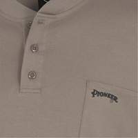 331 FR Interlock Henley Shirt, Small, Beige Moffatt Supply & Specialties