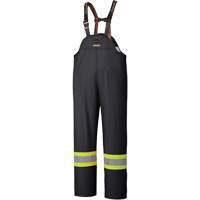 5895BK Flame-Resistant Waterproof Stretch Bib Pants, X-Small, Black Moffatt Supply & Specialties