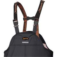 5895BK Flame-Resistant Waterproof Stretch Bib Pants, X-Small, Black Moffatt Supply & Specialties