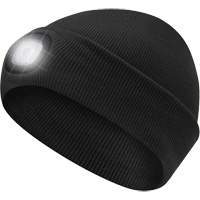 5678 Knit Toque with LED Headlight, Fleece Lining, One Size, Black Moffatt Supply & Specialties