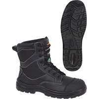 1050 Black Composite Safety Work Boots, Leather, Size 14, Impermeable Moffatt Supply & Specialties