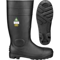 1022 Safety Boots, PVC, Steel Toe, Size 10, Puncture Resistant Sole Moffatt Supply & Specialties