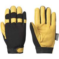 891 Mechanic's Style Insulated Ergonomic Gloves, Grain Goatskin Palm, Size Small Moffatt Supply & Specialties