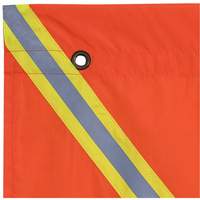 353 Flag with Reflective Tape, Polyester Moffatt Supply & Specialties