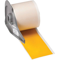 All-Weather Permanent Adhesive Label Tape, Vinyl, Yellow, 2" Width Moffatt Supply & Specialties