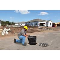 Bac de r&eacute;tention rond Ultra-Drain Guard avec orifice de trop-plein, Huile & s&eacute;diments, 22" - 25" lo x 22" - 25" la Moffatt Supply & Specialties