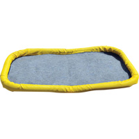 Small Ultra-Filter Pad, 0.8 US gal. Capacity, 2.5' W x 2' L x 3" H, Foam Wall Moffatt Supply & Specialties