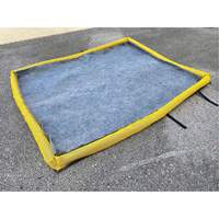 Small Ultra-Filter Pad, 0.8 US gal. Capacity, 2.5' W x 2' L x 3" H, Foam Wall Moffatt Supply & Specialties