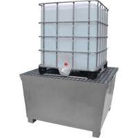 Steel Ultra-IBC Spill Pallet&reg;, 370 US gal. Spill Capacity, 57.6" x 34.7" x 56.9" Moffatt Supply & Specialties