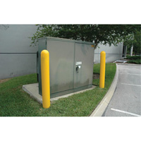 Ultra-Post Protector, 4" dia. x 52" l, Jaune Moffatt Supply & Specialties