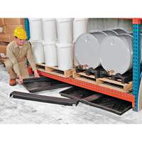 Triple-Tray Ultra-Rack Containment Tray&reg;, 72" L x 44" W x 2.8" H, 24 US gal. Spill Capacity Moffatt Supply & Specialties