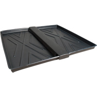 Double-Tray Ultra-Rack Containment Tray&reg;, 48" L x 44" W x 2.8" H, 16 US gal. Spill Capacity Moffatt Supply & Specialties