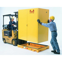 Double Drum Ultra-Safety Cabinet Bladder System, 63" lo x 38,5" la x 6,3" h, Capacit&eacute; de charge 3000 lb Moffatt Supply & Specialties