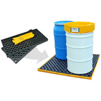 Ultra-Spill Deck flexible, &agrave; vessie, 4 barils, Capacit&eacute; de d&eacute;versement 110 gal. US, 51" x 48" x 5" Moffatt Supply & Specialties