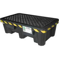 Ultra-Spill Pallet mod&egrave;le &eacute;conomique, 2 barils, Capacit&eacute; de d&eacute;versement 66 gal. US, 53" x 29" x 16,5" Moffatt Supply & Specialties