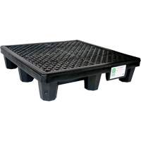 Ultra-Spill Pallet mod&egrave;le &eacute;conomique, 4 barils, Capacit&eacute; de d&eacute;versement 66 gal. US, 53" x 53" x 11,8" Moffatt Supply & Specialties