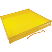 Flexible Ultra-Utility Tray, 30" lo x 30" la x 4,8" h, Cap. de d&eacute;versement 9,5 gal. US Moffatt Supply & Specialties