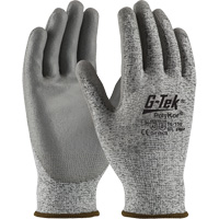 G-Tek&reg; Seamless Knit Cut-Resistant Gloves, X-Small, 13 Gauge, Polyurethane Coated, ASTM ANSI Level A2/EN 388 Level B Moffatt Supply & Specialties