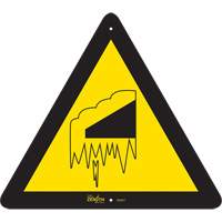 Falling Snow/Ice CSA Standard Safety Sign, 12" x 12", Aluminum, Pictogram Moffatt Supply & Specialties
