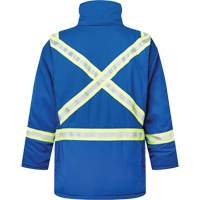 Westex&reg; DH Antistatic 6.5 oz. Flame Resistant Insulated Parka, Small, Royal Blue Moffatt Supply & Specialties