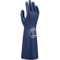 CN751 Chemical-Resistant Gloves, Size Small/7, 15" L, Nitrile, 18-mil Moffatt Supply & Specialties