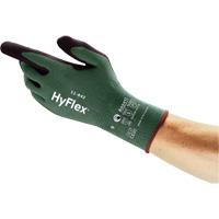 Gants polyvalents &eacute;coresponsables HyFlex 11-842, 5, R&ecirc;vetement Mousse de nitrile, Calibre 15, Enveloppe en Nylon Moffatt Supply & Specialties