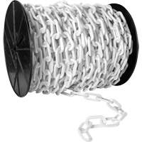 Chaîne de s&eacute;curit&eacute; en plastique robuste, Orange Moffatt Supply & Specialties