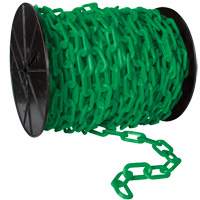 Chaîne de s&eacute;curit&eacute; en plastique robuste, Jaune Moffatt Supply & Specialties