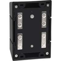 Magnetic Wall Mount Barrier with Magnetic Tape, Plastic, Magnetic Mount, 15', Black and Yellow Tape Moffatt Supply & Specialties