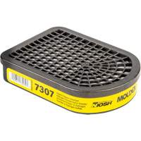 Semi-Rectangular Respirator Cartridge, Gas/Vapour Cartridge, Acid Gas/Organic Vapour Moffatt Supply & Specialties