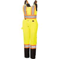 5041BBW Combinaison de s&eacute;curit&eacute; imperm&eacute;able haute visibilit&eacute; pour femmes, Polyester, T-petit, Noir/Jaune lime haute visibilit&eacute; Moffatt Supply & Specialties