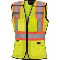 489 Veste de s&eacute;curit&eacute; d&eacute;tachable haute visibilit&eacute;, Jaune lime haute visibilit&eacute;, T-petit, Polyester Moffatt Supply & Specialties
