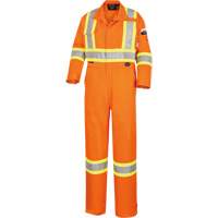 5551T Flame-Gard&reg; FR/Arc-Rated Coverall, Size 40 (Tall), High Visibility Orange, 9.1 cal/cm² Moffatt Supply & Specialties