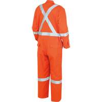 7708A "The Rock" FR-Tech&reg; High Visibility FR/Arc Rated Coveralls, Size 36, High Visibility Orange, 10 cal/cm² Moffatt Supply & Specialties