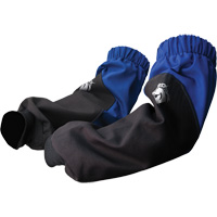Manchettes en coton ignifuge BSX, 19" lo, Noir/Bleu Moffatt Supply & Specialties