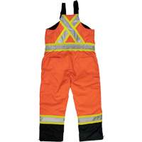 Ripstop Insulated Safety Bib Overall, Polyester, X-Small, High Visibility Orange Moffatt Supply & Specialties