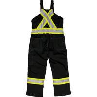Ripstop Insulated Safety Bib Overall, Polyester, X-Small, Black Moffatt Supply & Specialties