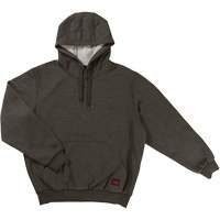 Water Repellent Fleece Pullover Hoodie, Men's, Small, Grey Moffatt Supply & Specialties