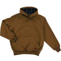 Water Repellent Fleece Pullover Hoodie, Men's, Small, Brown Moffatt Supply & Specialties