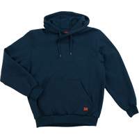 Water Repellent Fleece Pullover Hoodie, Men's, Small, Navy Blue Moffatt Supply & Specialties