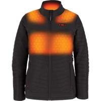 Manteau chauffant M12 Axis avec pile, Femmes, Grand, Noir Moffatt Supply & Specialties