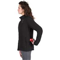Manteau chauffant M12 Axis avec pile, Femmes, Grand, Noir Moffatt Supply & Specialties