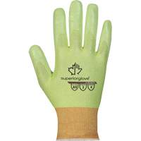 Hi-Viz S18TAXFN Cut-Resistant Gloves, Size 6, 18 Gauge, Foam Nitrile Coated, TenActiv Shell, ASTM ANSI Level A9 Moffatt Supply & Specialties