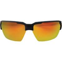 Pumori Safety Glasses, Red/Mirror Lens, Anti-Scratch, ANSI Z87+/MCEPS GL-PD 10-12/Meets/Exceeds CSA Z94.3 Moffatt Supply & Specialties