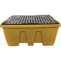 IBC Spill Pallet, 333 US gal. Spill Capacity, 66" x 66" x 27.5" Moffatt Supply & Specialties